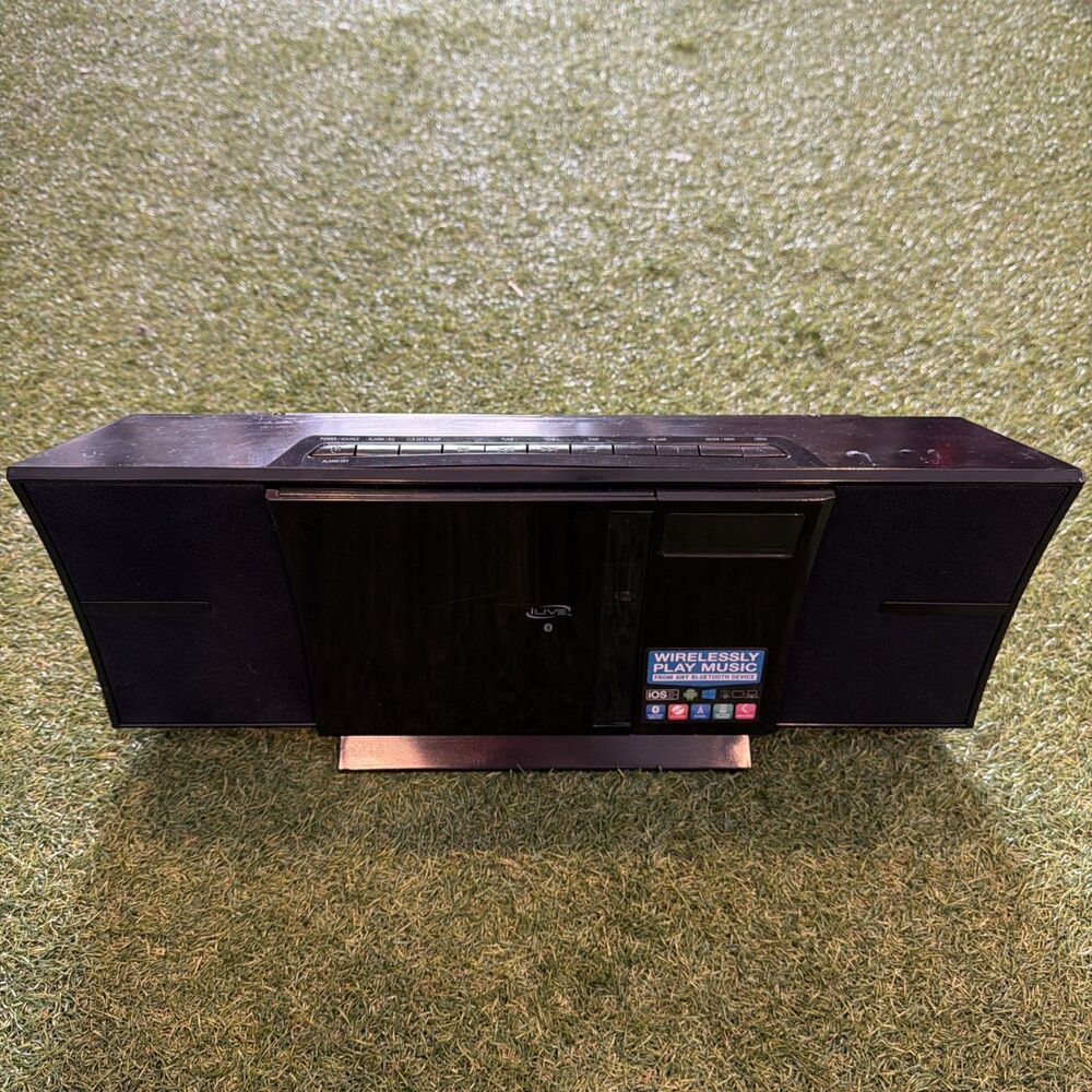 iLive IHB603B Bluetooth CD Radio Home Music System - TESTED -